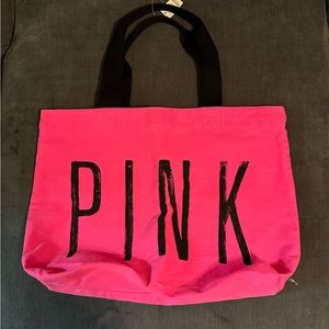 PINK tote bag.